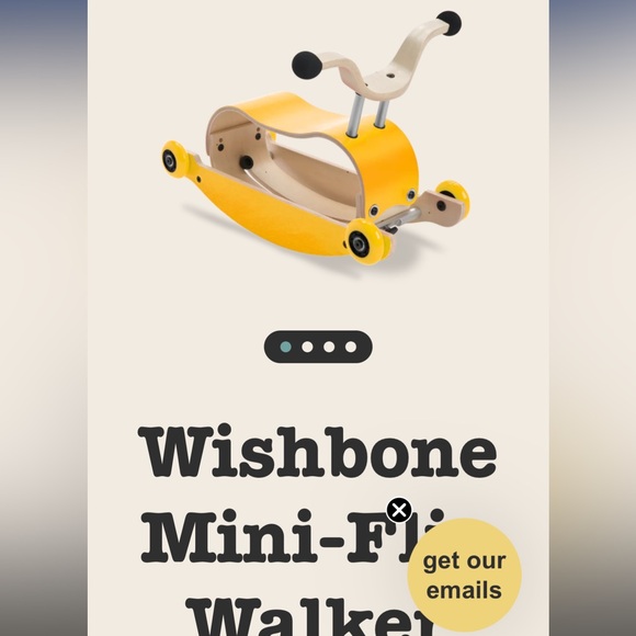 Wishbone Mini-Flip deluxe bundle; converts 3 different ways grows with child - Picture 9 of 9